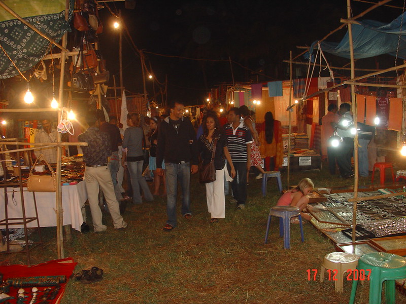 Colva night market
